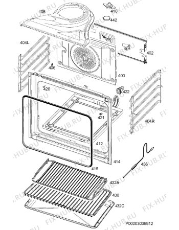 Схема №9 BP5304001W с изображением Микромодуль для электропечи Aeg 973944185862010